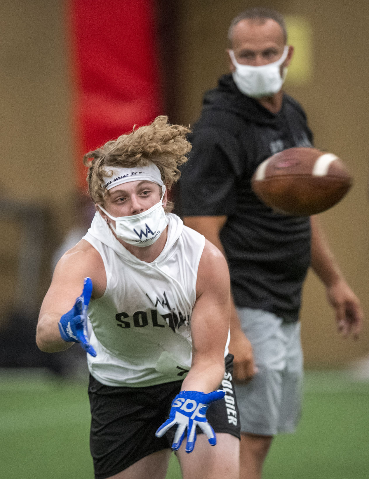 Steve Warren football camp, 7.25
